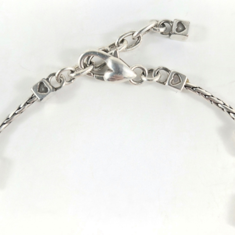 Brighton Heart Cross Stationary Charm Bracelet - Picture 2 of 5